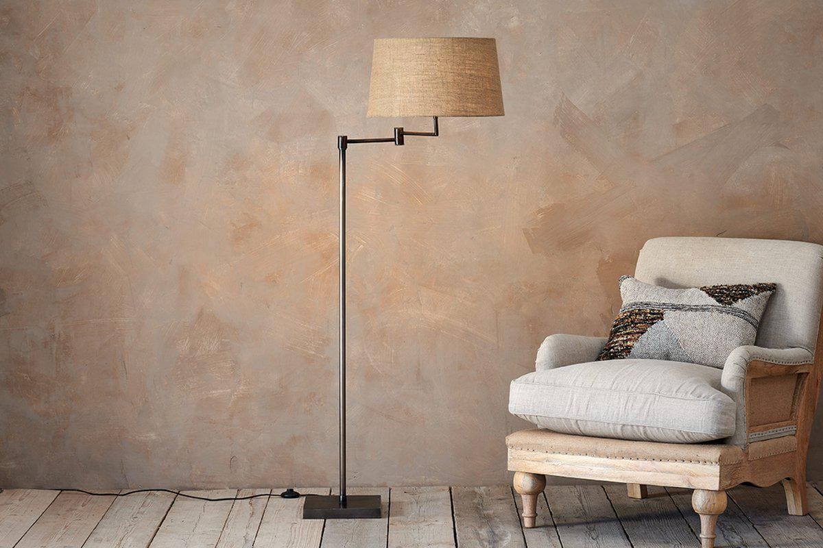 Kara Iron Floor Lamp, retailer product photograph