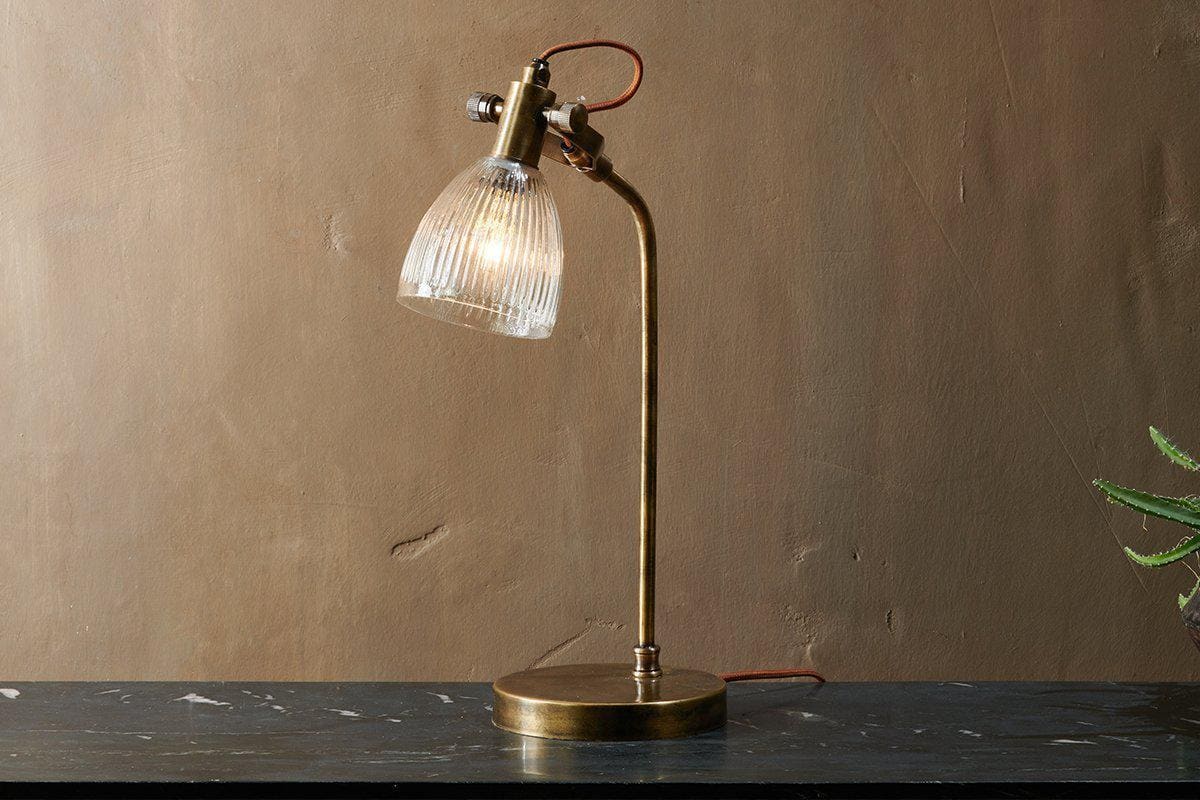 Rarni Recycled Glass Table Lamp, retailer product photograph