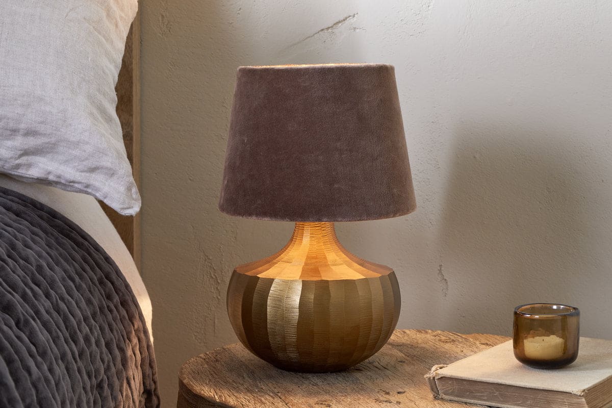 Sakiti Cast Aluminium Table Lamp, retailer product photograph