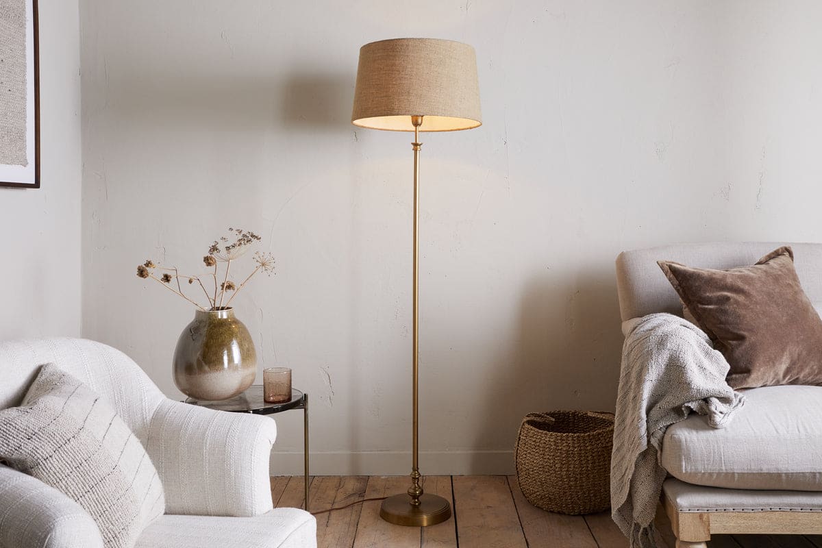 Ehadi Antique Floor Lamp, retailer product photograph