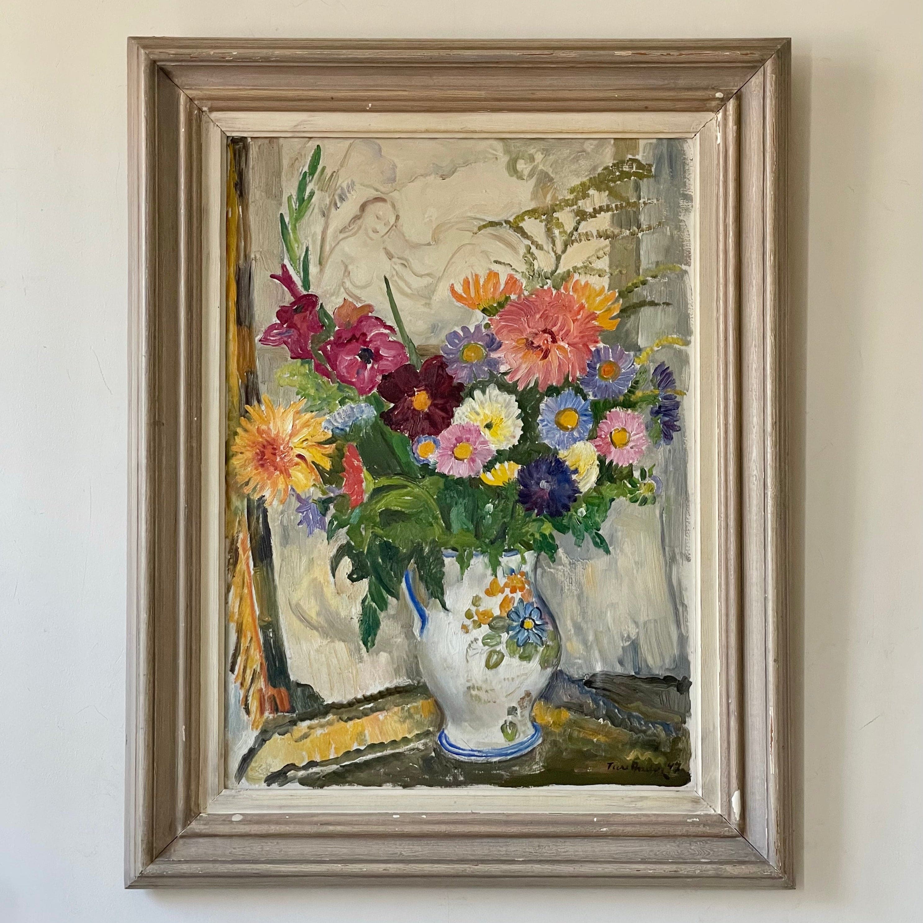 Daisies in Pottery Jug, retailer photograph