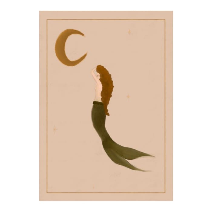 The Mermaid and the Moon print, retailer reference photograph