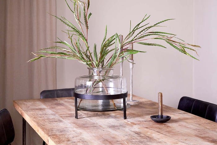 Akoro recycled glass vase, retailer reference photograph