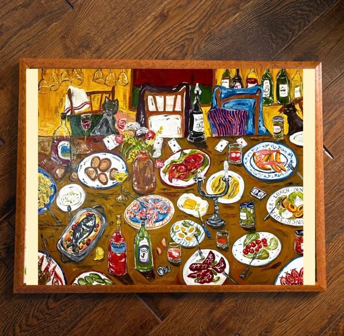 The Dinner Party print, retailer reference photograph