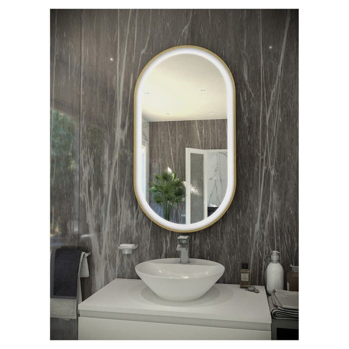 RAK Art oval LED mirror, retailer reference photograph