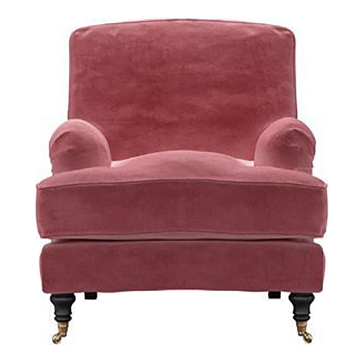 Bluebell armchair in Dusty Rose, retailer photograph
