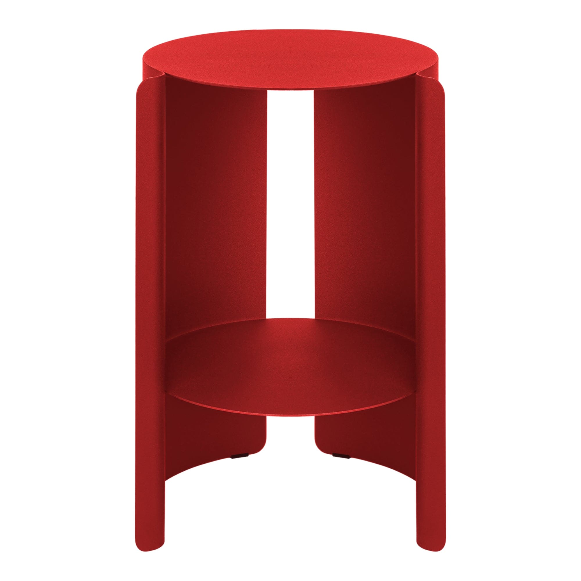 Wa side table in red, retailer photograph
