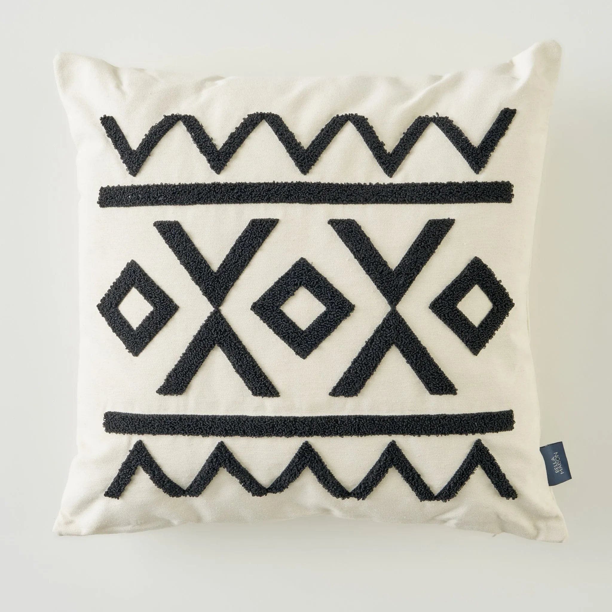 Helena cotton punch pillow, retailer reference photograph