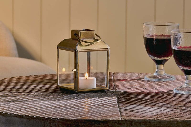 Maro Brass Lantern, retailer reference photograph