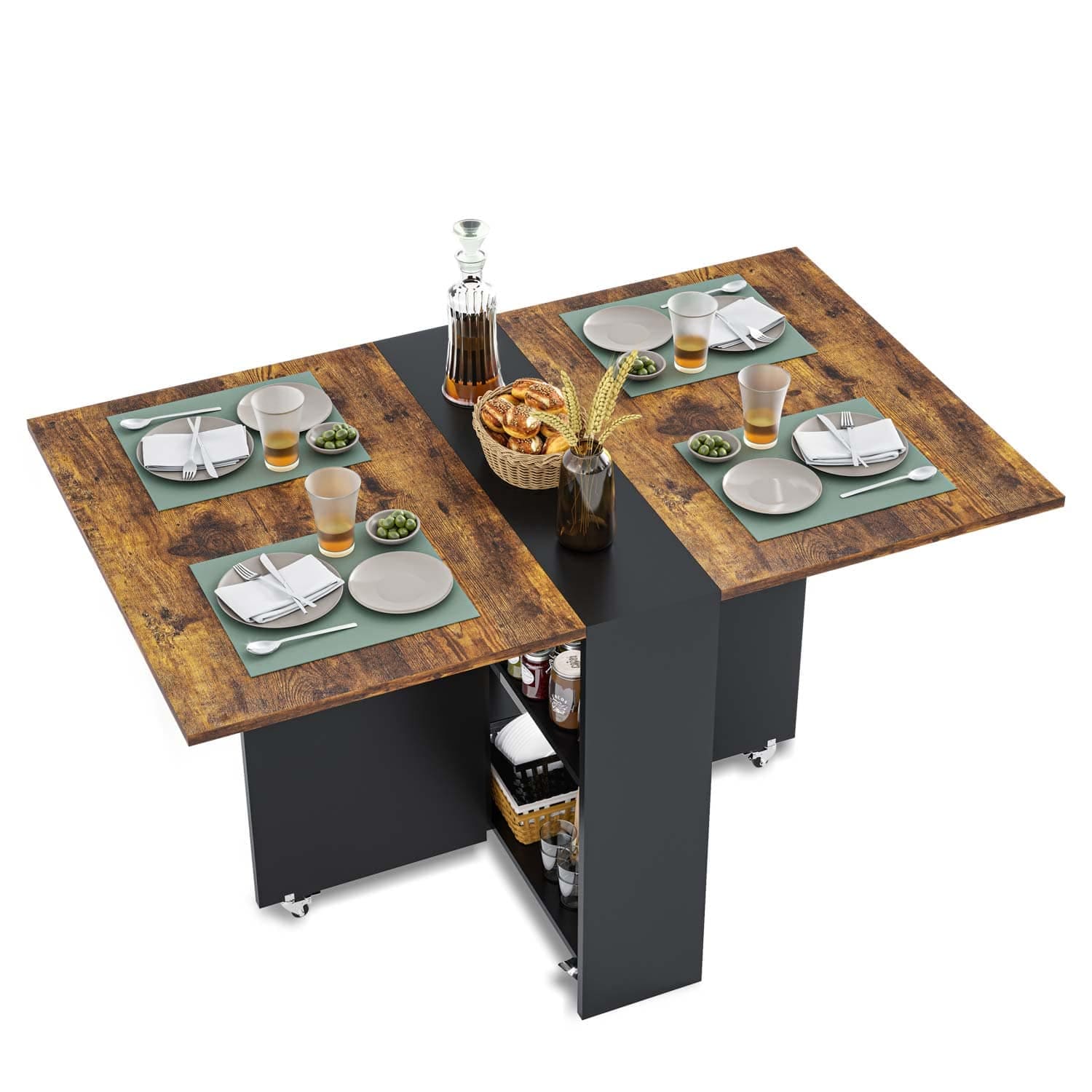 Sikaic folding dining table, retailer photograph