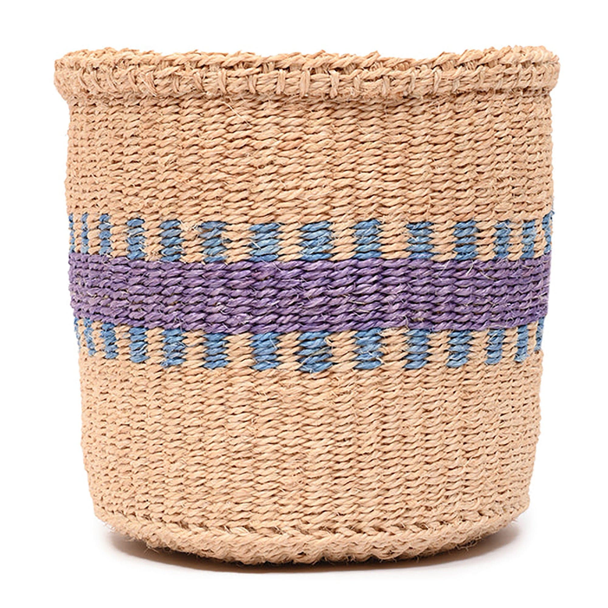 Small HUDUMA striped basket, retailer photograph