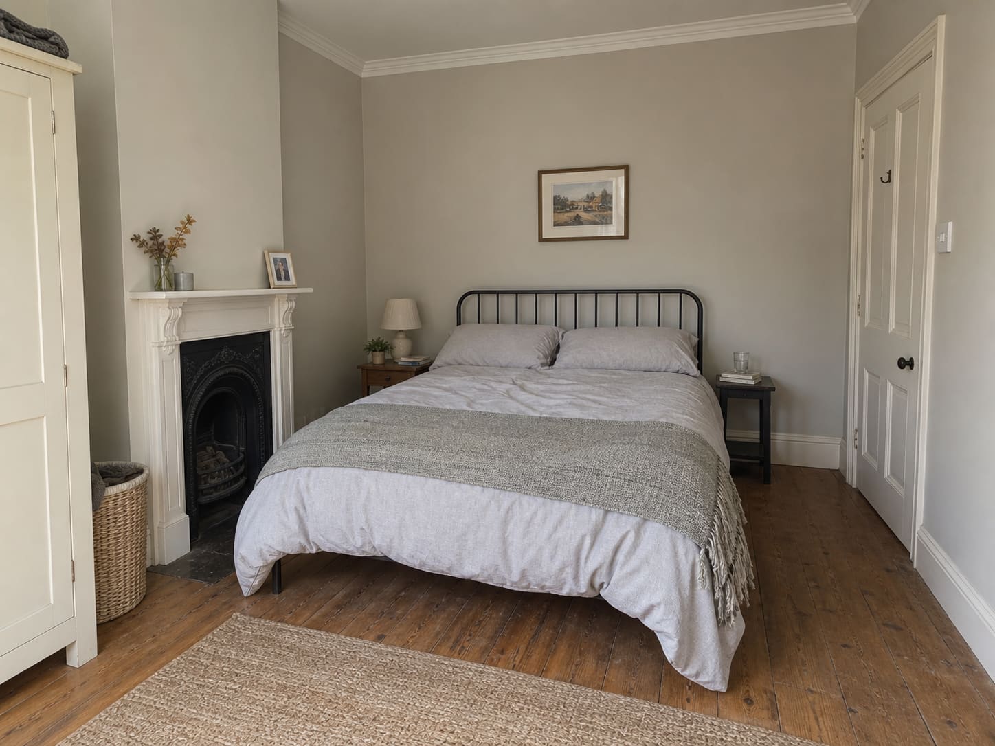 Before: principal bedroom in the same house, before the proposed refit.