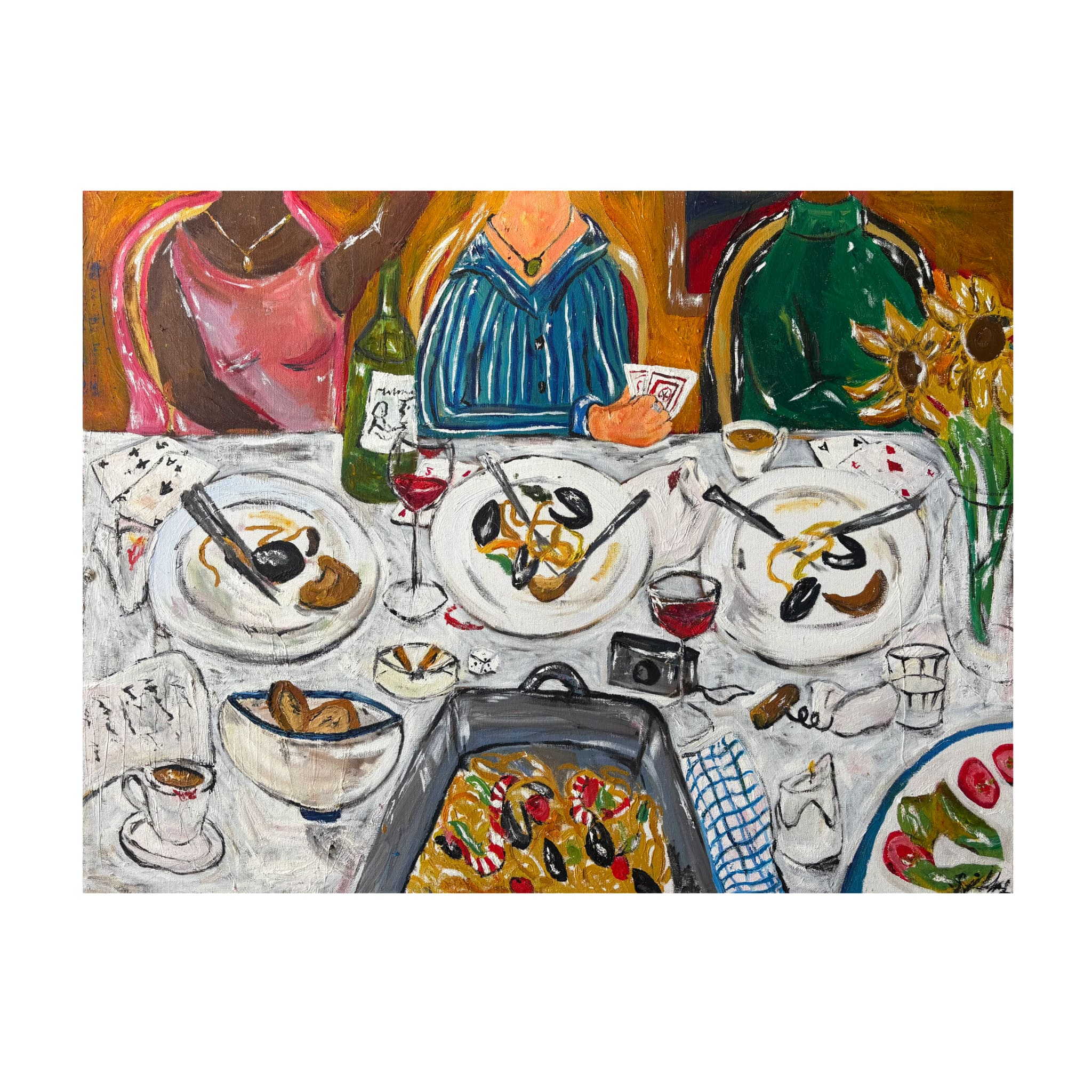 A Cafe in Paris Print - A1, retailer reference photograph