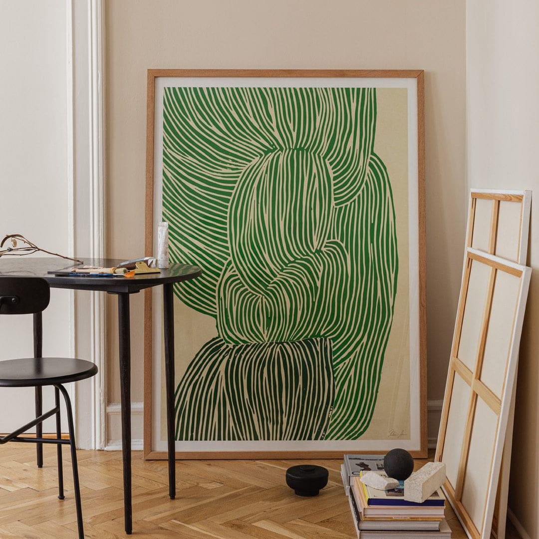 Green Ocean Print by Rebecca Hein - Green / 70x100, retailer reference photograph