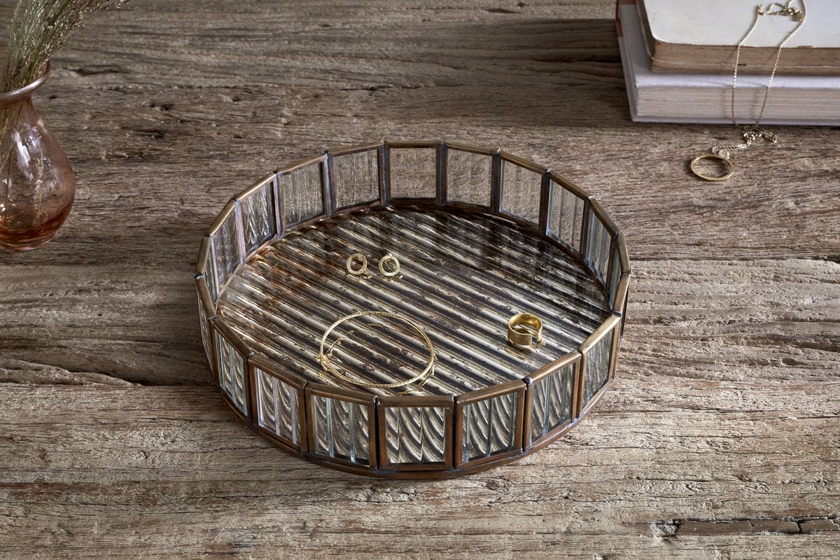 Ruaka glass vanity tray, retailer photograph
