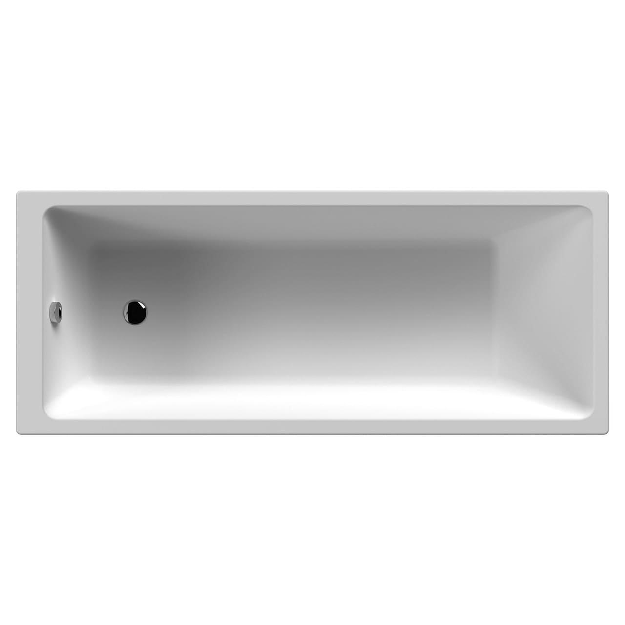 Nuie Thin Edge fitted bath, retailer photograph